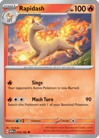 Rapidash Reverse - 151
