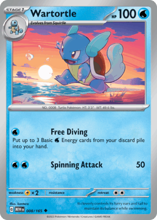 Wartortle Reverse - 151