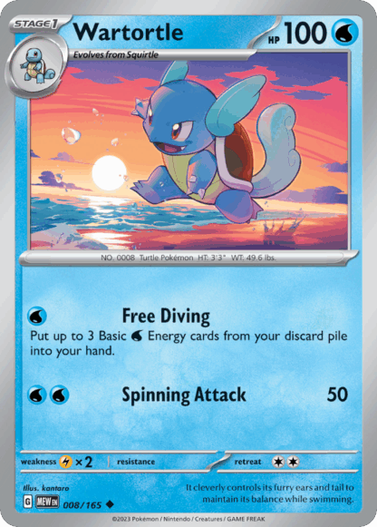 Wartortle Reverse - 151