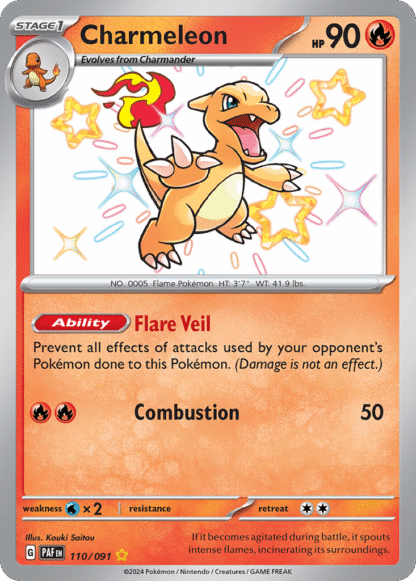 Charmeleon - Paldean Fates