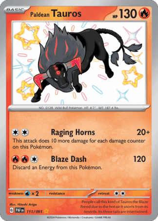 Paldean Tauros - Paldean Fates