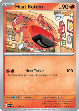 Heat Rotom Reverse - Paldean Fates