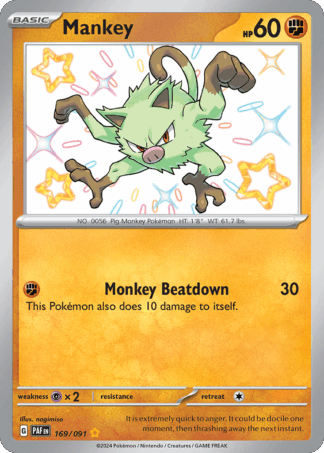 Mankey - Paldean Fates