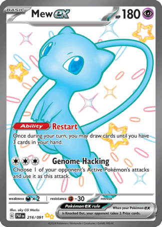 Mew ex - Paldean Fates