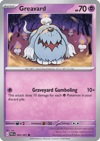 Greavard Reverse - Paldean Fates