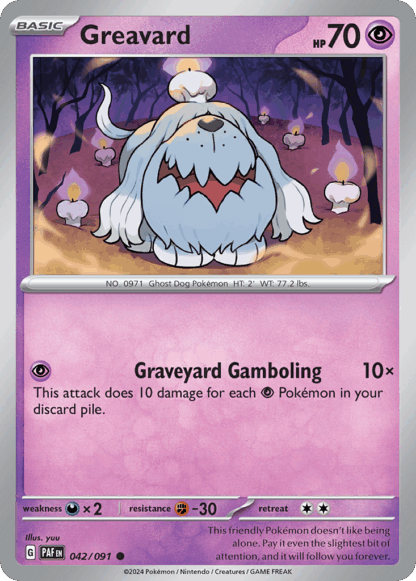 Greavard Reverse - Paldean Fates