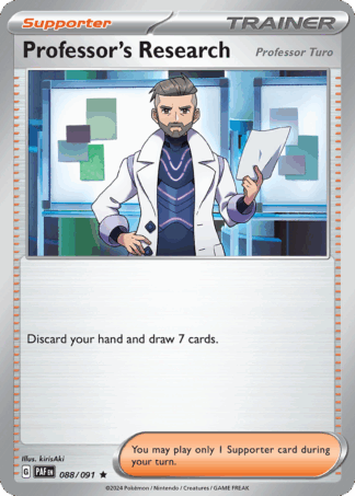 Professor's Research Reverse - Paldean Fates