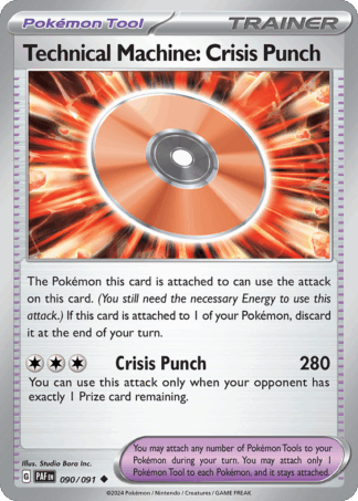 Technical Machine: Crisis Punch Reverse - Paldean Fates