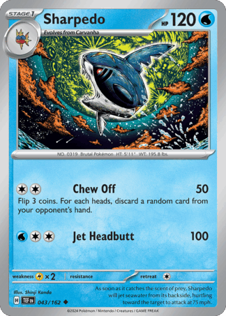 Sharpedo Reverse - Temporal Forces