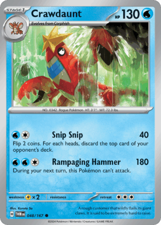 Crawdaunt Reverse - Twilight Masquerade