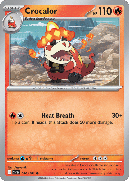 Crocalor Reverse - Surging Sparks
