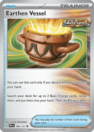 Earthen Vessel Reverse - Prismatic Evolutions
