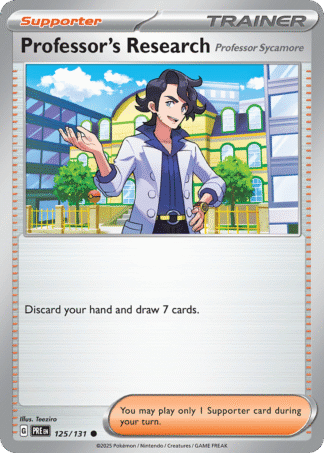 Professor's Research Reverse - Prismatic Evolutions