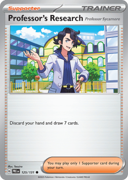 Professor's Research Reverse - Prismatic Evolutions