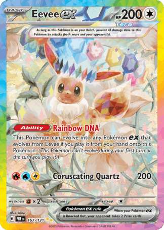 Eevee ex - Prismatic Evolutions