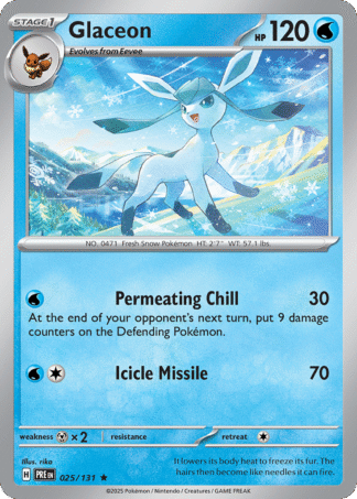 Glaceon Reverse - Prismatic Evolutions