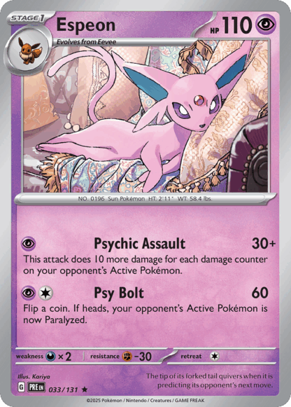 Espeon Reverse - Prismatic Evolutions