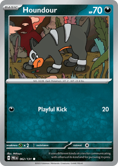 Houndour Reverse - Prismatic Evolutions