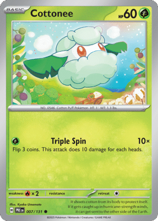 Cottonee Reverse - Prismatic Evolutions