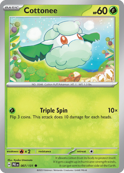 Cottonee Reverse - Prismatic Evolutions