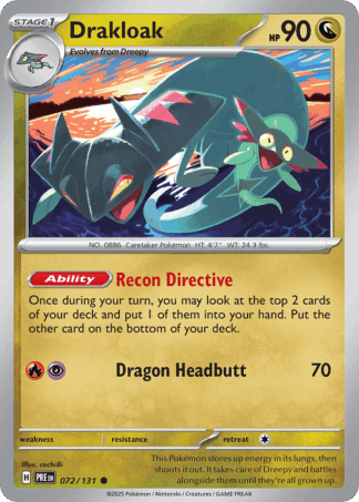 Drakloak Reverse - Prismatic Evolutions