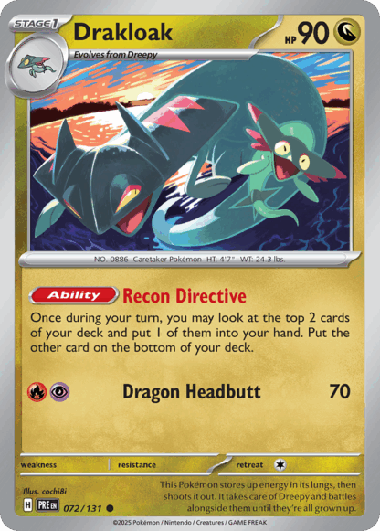 Drakloak Reverse - Prismatic Evolutions