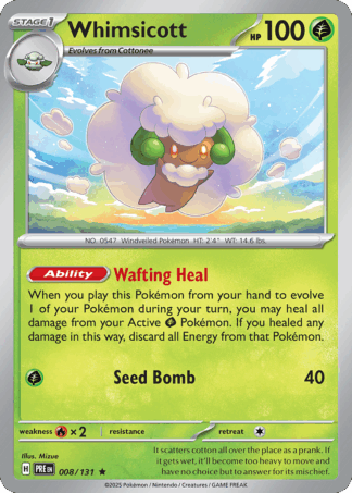 Whimsicott - Prismatic Evolutions