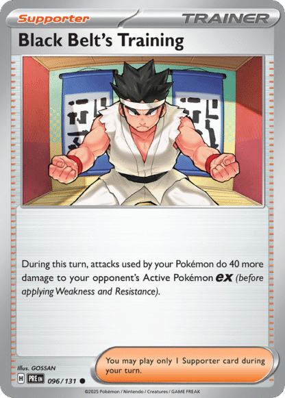 Black Belt's Training Reverse - Prismatic Evolutions
