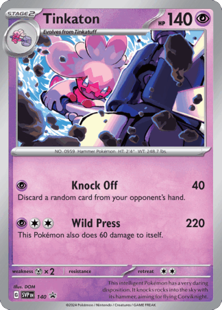 Tinkaton - Scarlet & Violet Black Star Promos