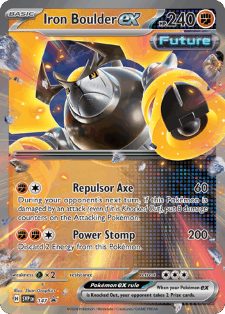 Iron Boulder ex - Scarlet & Violet Black Star Promos