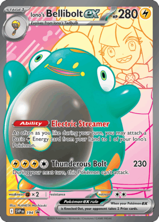 Iono's Bellibolt ex - Scarlet & Violet Promos