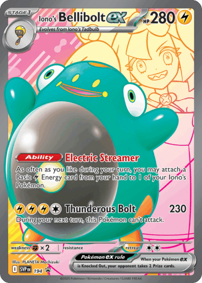 Iono's Bellibolt ex - Scarlet & Violet Promos