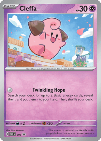 Cleffa - Scarlet & Violet Black Star Promos