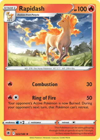 Rapidash Reverse - Astral Radiance