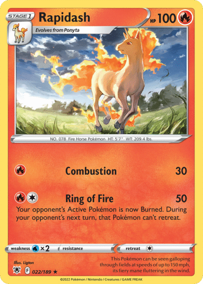 Rapidash Reverse - Astral Radiance