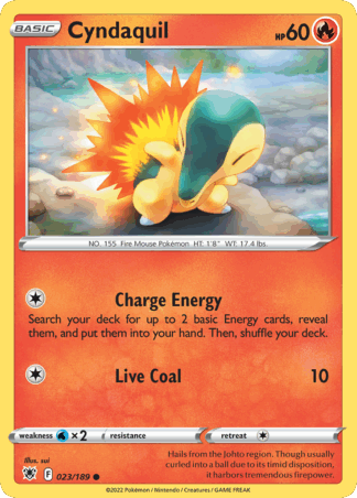 Cyndaquil Reverse - Astral Radiance