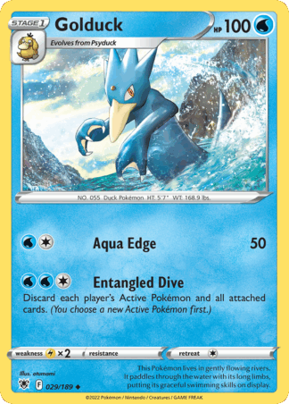 Golduck Reverse - Astral Radiance