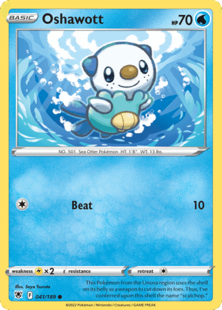 Oshawott Reverse - Astral Radiance