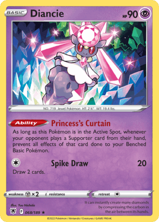 Diancie Reverse - Astral Radiance