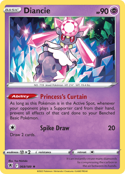 Diancie Reverse - Astral Radiance