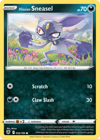 Hisuian Sneasel Reverse - Astral Radiance