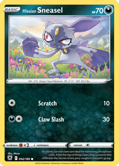 Hisuian Sneasel Reverse - Astral Radiance