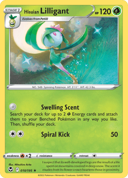 Hisuian Lilligant Reverse - Silver Tempest