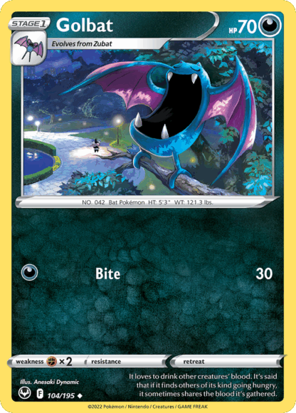 Golbat Reverse - Silver Tempest