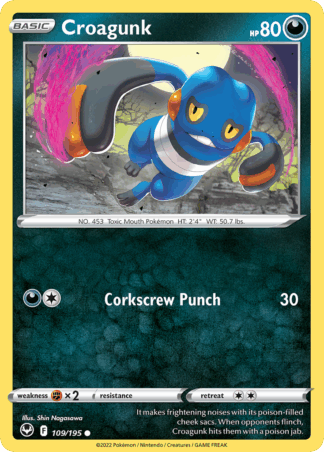 Croagunk Reverse - Silver Tempest