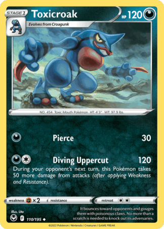 Toxicroak Reverse - Silver Tempest