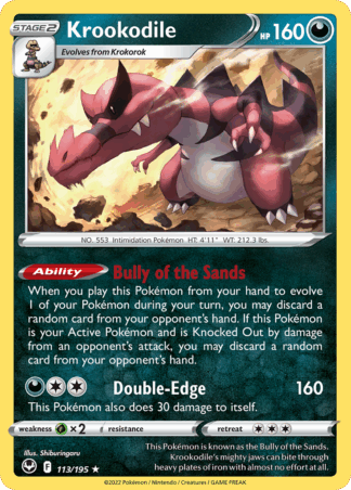 Krookodile - Silver Tempest