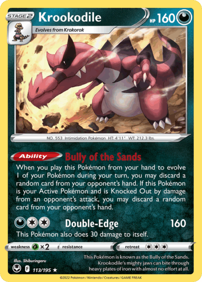Krookodile - Silver Tempest