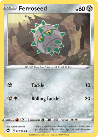 Ferroseed Reverse - Silver Tempest
