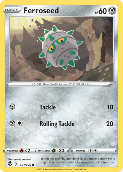 Ferroseed Reverse - Silver Tempest